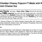 Ren  Es White Cheddar Cheesy Gourmet Popcorn - Real Wisconsin White Cheddar Cheese Is Smooth And Creamy On Fresh Popped Corn, Sn