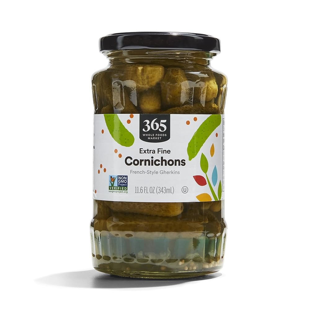 365 By Whole Foods Market, Cornichons Extra Fine, 11.6 Fl Oz