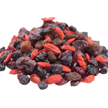 Gerbs Super 5 Dried Fruit Snack Mix 14 Oz. Premium | Top 14 Food Allergy Free | Resealable Bulk Bag | Made In Usa | Dried Blueberry Cranberry Cherry Raisin Goji Berries Trail Mix | Gluten Peanut Free