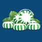Starlight Spearmint Mints - 3 Pound Bulk Pack - Hard Candy - Individually Wrapped Christmas Candy - Green and White Hard Candies