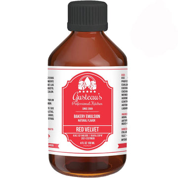 Gusteau's - Red Velvet Flavor Bakery Emulsion, 4 fl oz (100ml) (Red Velvet)