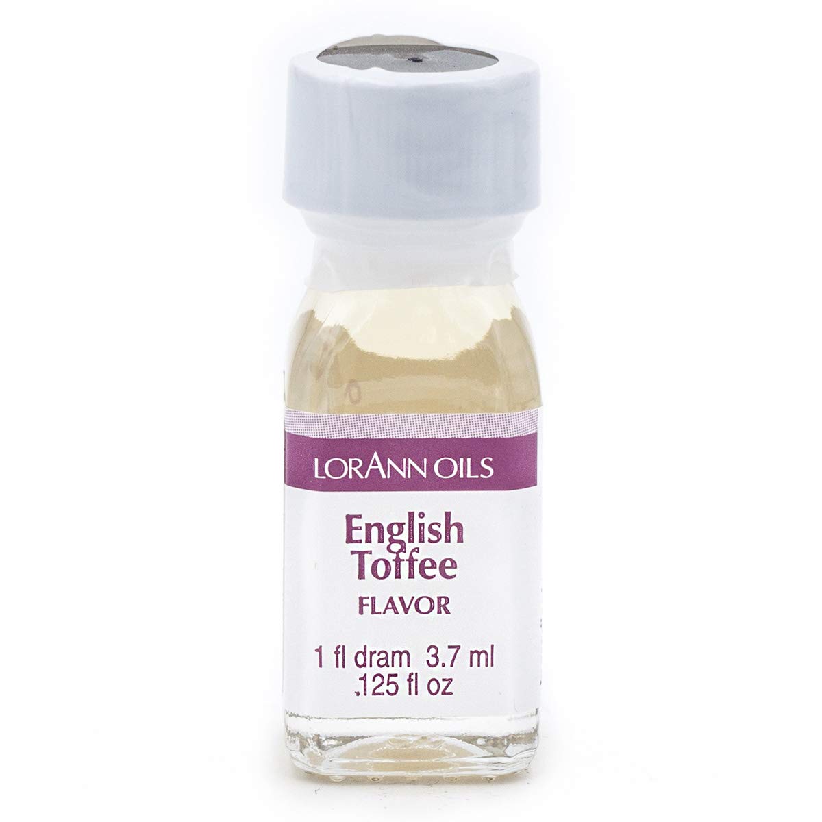 Lorann English Toffee Ss Flavor, 1 Dram Bottle (.0125 Fl Oz - 3.7Ml - 1 Teaspoon) - 2 Pack