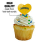 GRAPHICS & MORE Cupcake Picks Set of 6 - Acrylic Heart Love Toppers for La Salle University