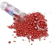 Christmas Sprinkles Edible Pearl Sugar Red Candy 120g/ 4.2oz Baking for Cake Decorations Cupcake Toppers Cookie Decorating Ice C