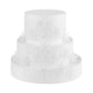 Georld 48Pcs White Edible Cupcake Snowflakes Cake Toppers Decoration For Winter Frozen Theme Party