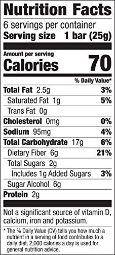 Fiber One 70 Calorie Soft-Baked Bars, Birthday Cake, Snack Bars, 18 Ct (Pack Of 8)