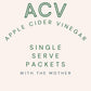 Single-Serve Apple Cider Vinegar Packets with the Mother – 25 Pack, 1 Tbsp Each