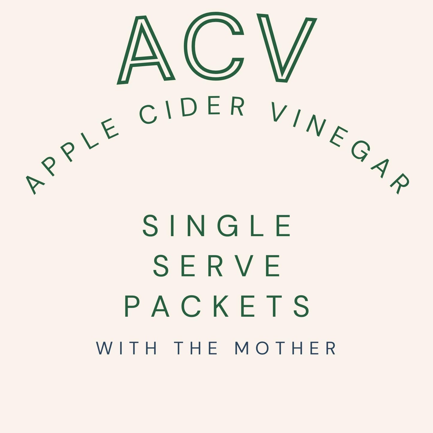 Crait Apple Cider Vinegar Packets – 75 Individual 0.5 Fl Oz Packets with the Mother for Morning Drinks