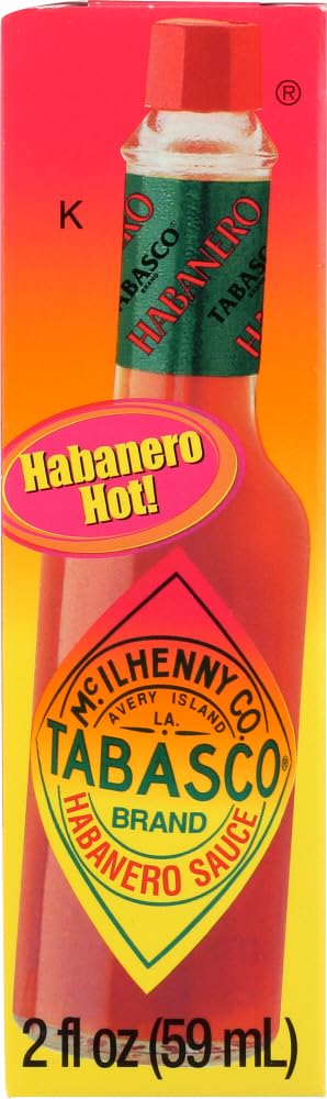 TABASCO Habanero Sauce - Spicy Pepper Sauce - 2 Fl Oz (Pack of 2)