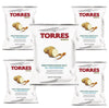 Generic [5 Pack] Mediterranean Sea Salt - 50g/ 1.76oz - Torres Spanish Potato Chips Patatas Fritas Made in Barcelona, Spain (Sal