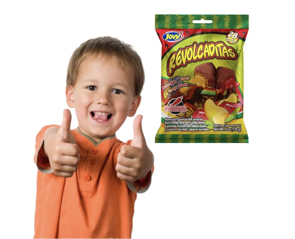 Jovy Revolcaditas With Chili Watermelon & Mango Flavors | 6Oz Bag | Mexican Candy