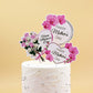 15 Pcs Happy Mother'S Day Cake Topper Mom Letter Cake Topper Pink, Decorative Party Cake Decoration For Mother'S Day