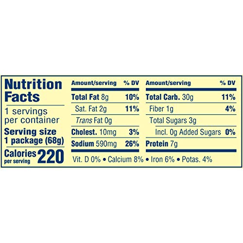Velveeta Original Easy Mac Shells and Cheese (4 Microwaveable Cups)