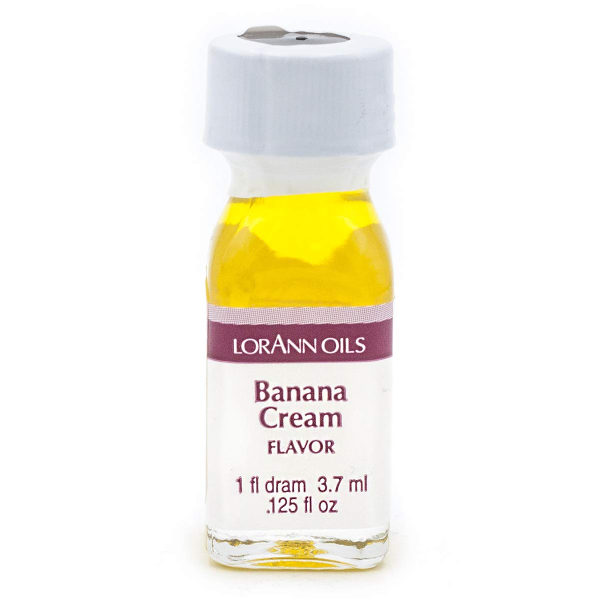 LorAnn Banana Cream Flavoring, 2 Pack, 1 Dram Bottles, Clear to Yellow, Model 0250, 0.12 Fl Oz Each