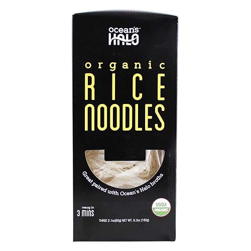 Oceans Halo Organic and gluten-free Ingredients Rice Noodles 6.3 oz 3 pack