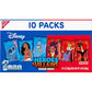 Disney Heroes and Villains Graham Snacks, Custom Cookies Variety Pack, 10-1 oz Kids Snack Packs