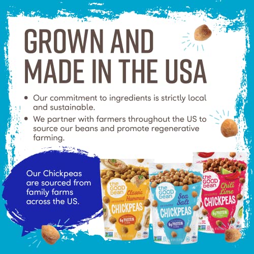 The Good Bean Crunchy Chickpeas Snacks, Sweet Sriracha , 6 Ounce