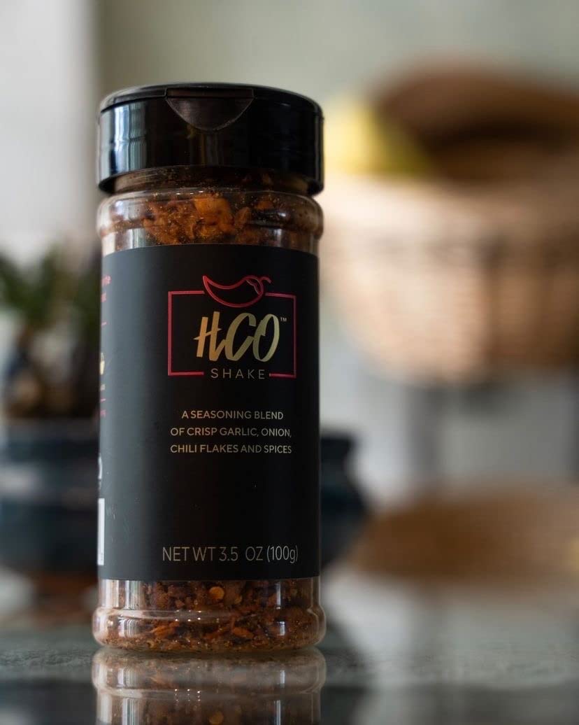 Hco Shake By Hot Crispy Oil | Say Good-Bye To Boring Red Pepper Flakes! An All-Purpose Seasoning Blend Of Crisp Garlic, Onion, C