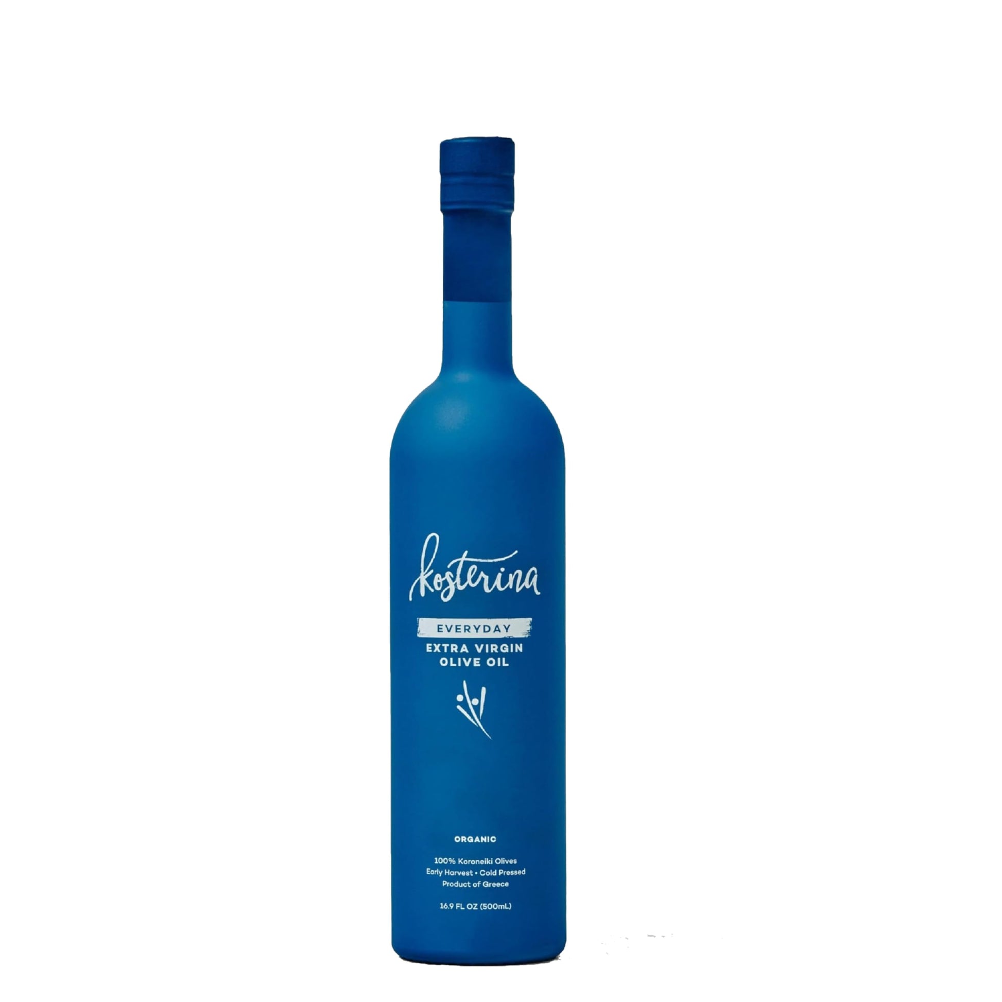 Kosterina - Everyday Organic Extra Virflavor Blend Olive Oil  High Heat Cooking Greek Evoo  Made From 100% Pure Early Harvest Koroneiki Olives  Natural Superfood  Polyphenol Rich  High Antioxidants (16.9 Oz)