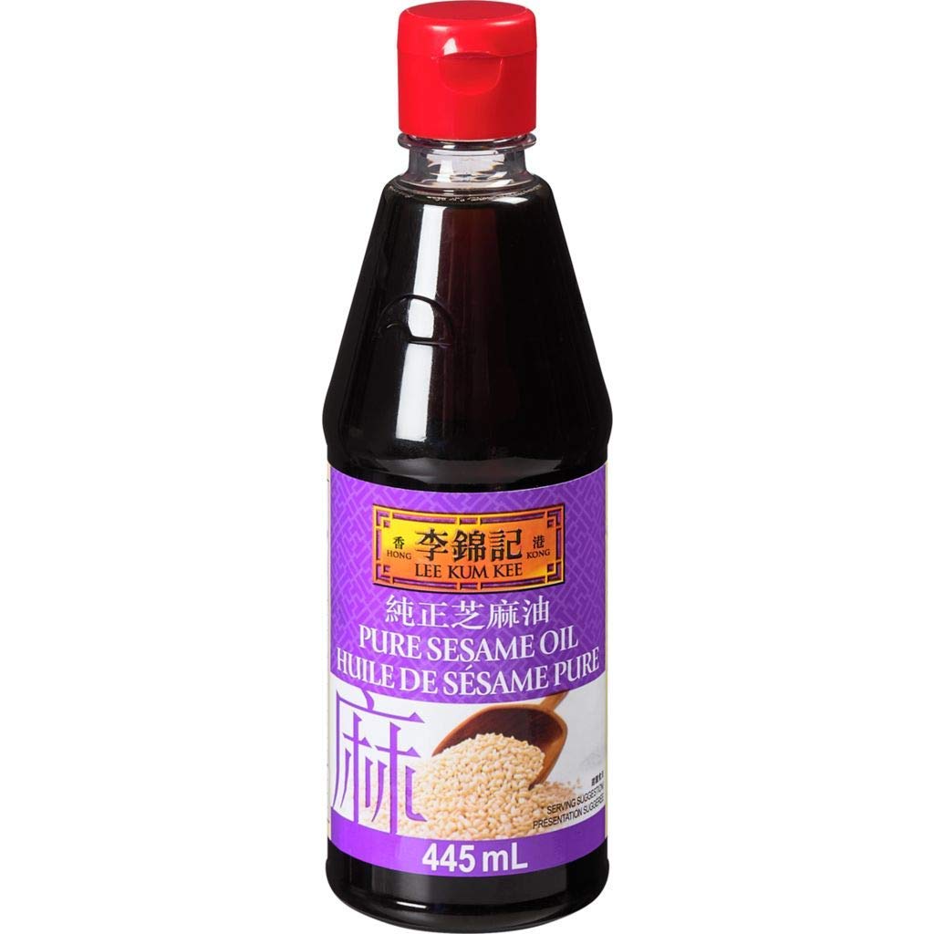 Lee Kum Kee Pure Sesame Oil, 15-ounce Bottles (Pack of 12)