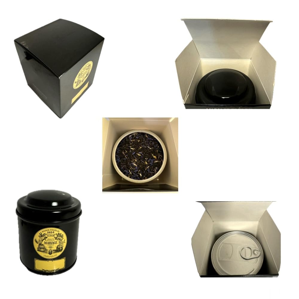 Mariage Freres Earl Grey French Blue  Black Tea 100g 3.5oz Loose Tea (1 Pack)