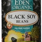 EDEN FOODS BEAN SOY BLACK NS ORG, 15 OZ, PK- 12