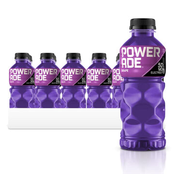 Powerade Sports Drink Grape, 20 Ounce (Pack Of 24)