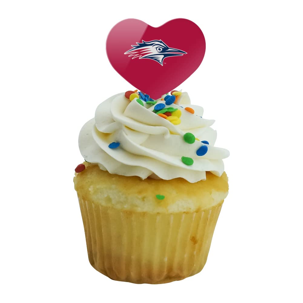 GRAPHICS & MORE Cupcake Picks Set of 6, Acrylic, Heart Design, One Size, Metro State University of Denver