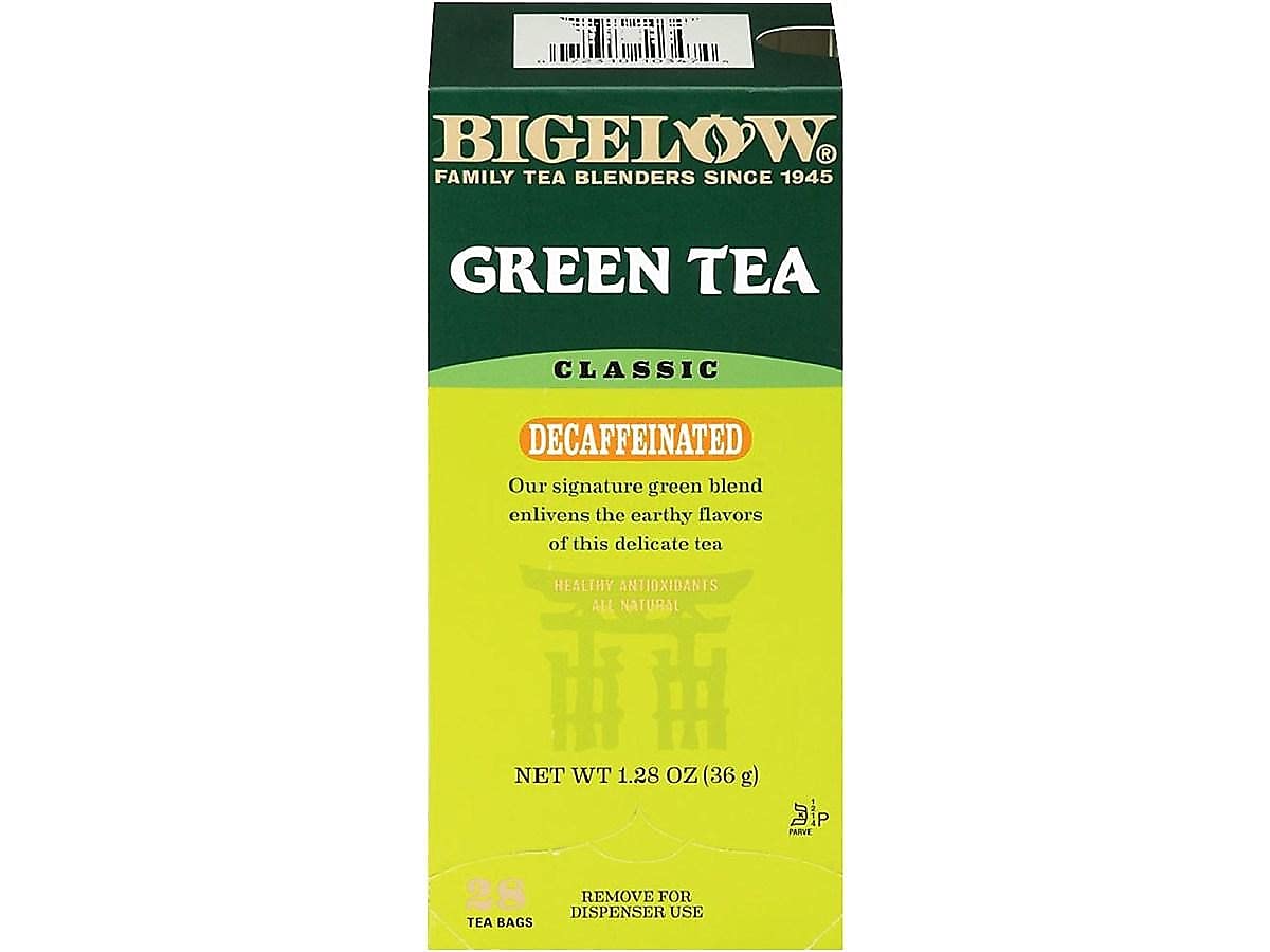 Bigelow Decaffeinated Green Tea 28-Count Box (Pack Of 1)