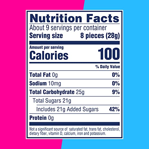 SweeTARTS Chewy Fusions Candy, Fruit Punch Medley, 9 Ounce (Pack of 2)