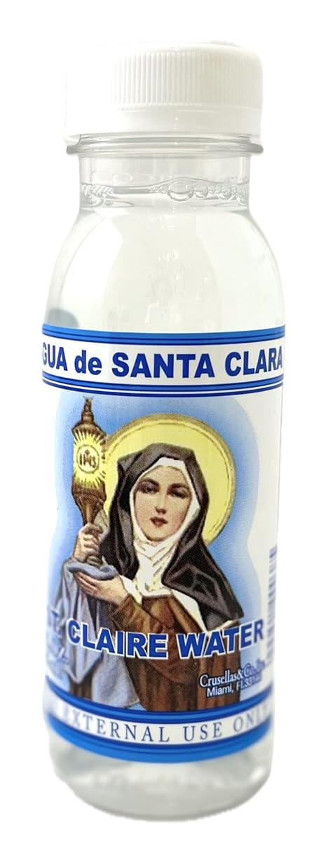 Crusellas Agua de Santa Clara Water, Plastic Bottle, 8 Fl. Oz., Model WSC