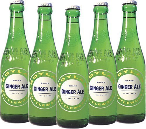 Boylan Ginger Ale, Glass Bottles, 12 Ounce (Pack of 12), Green, Model WS-DVF-BG-12
