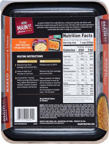 Resers Main St Bistro Baked Macaroni & Cheese Pasta, 20 Oz