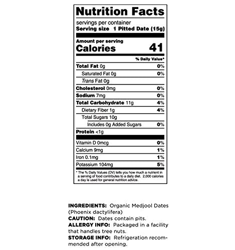 Terrasoul Superfoods Organic Medjool Dates  2 Lbs - Soft Chewy Texture | Sweet Caramel Flavor | Farm Fresh