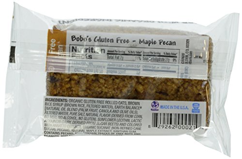 Bobos Oat Bars Maple Pecan 3 Ounce