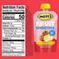 Motts Fruit Smoothies Strawberry Banana, 4.2 oz Clear Pouches, 24 Count (6 Packs of 4), Non-dairy, Made With Oatmilk, Made With