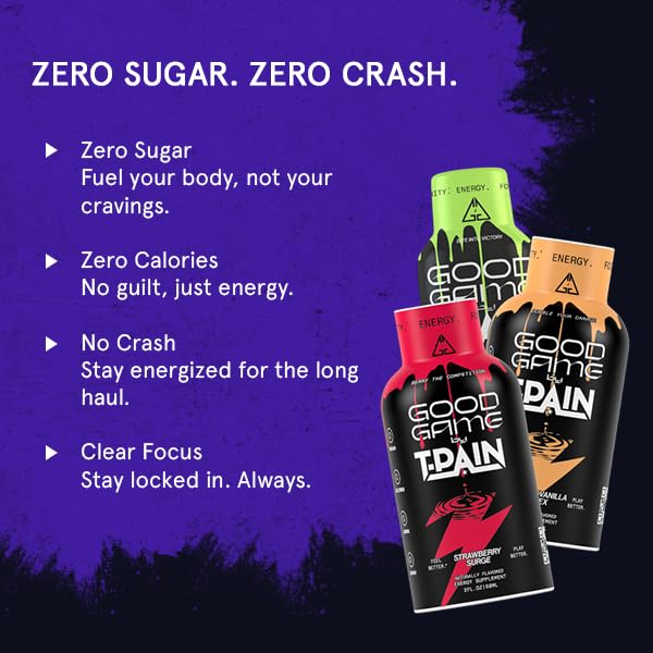Nappy Boy Dranks Energy Shot, Sugar-Free, 200mg Caffeine, 2oz (12 Pack), Strawberry Surge