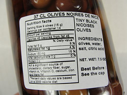 Barral French Olives De Nice - Olives Nicoises 7 Oz.