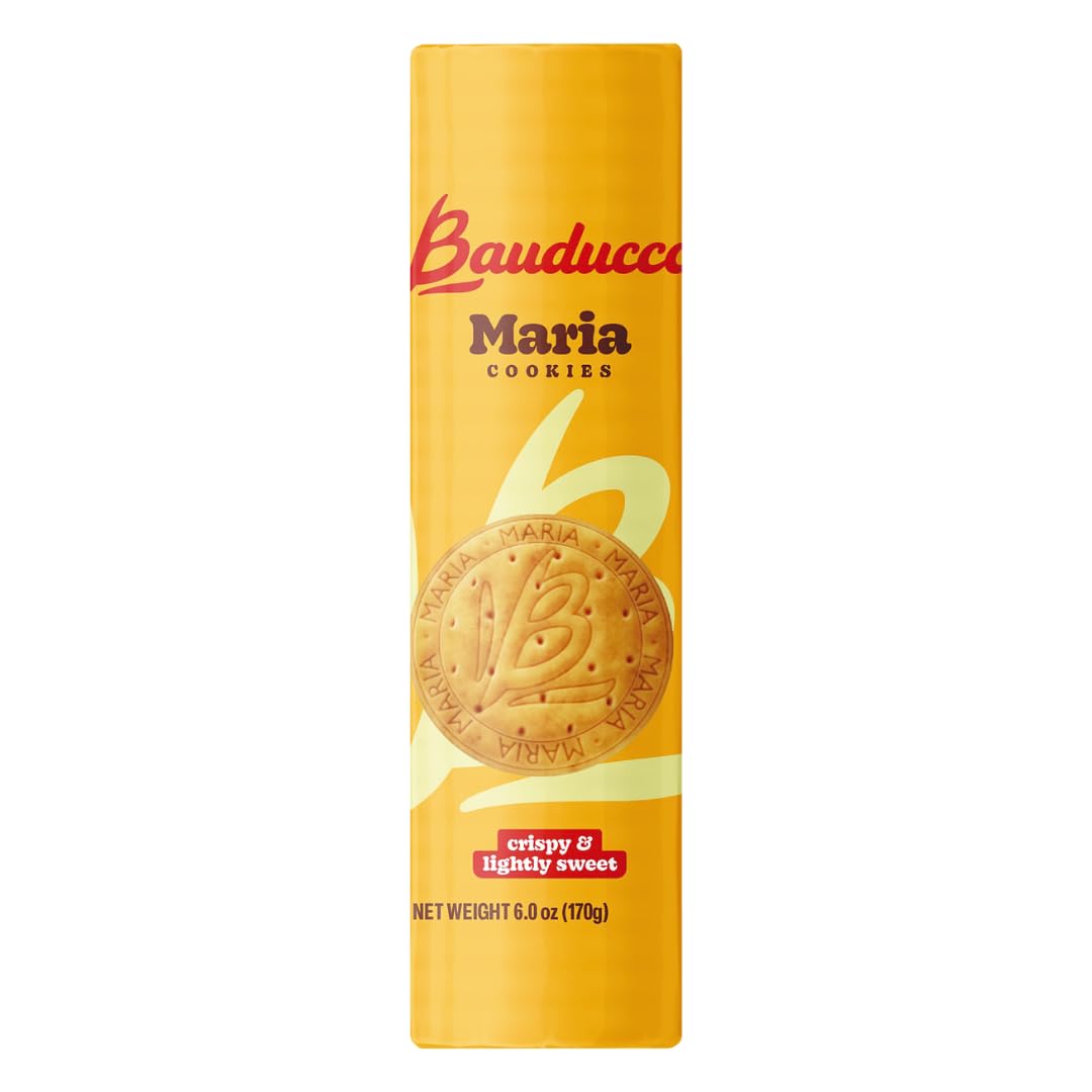 Bauducco Maria Cookies, 18.0 Oz (Pack Of 3) - Classic Crispy Cookies For Snacking, Coffee, Or Tea - Perfect Dessert Treat With N