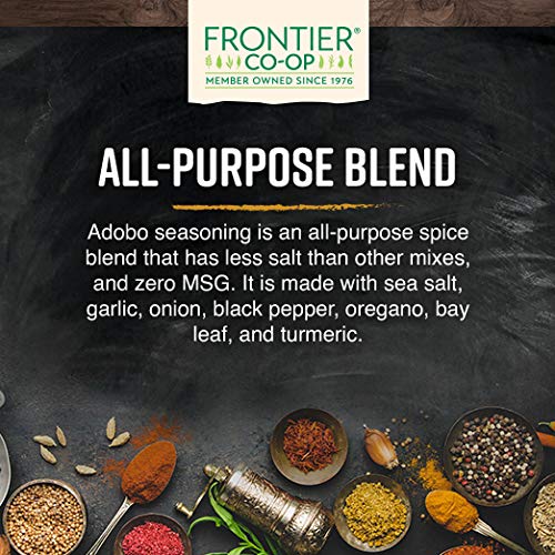 Frontier Co-Op Adobo Seasoning, Certified Organic, Kosher, Non-Irradiated | 1 Lb. Bulk Bag