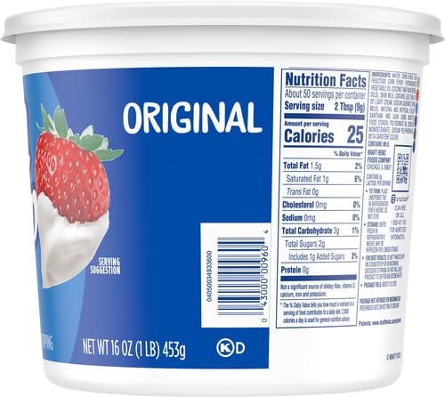 Cool Whip Original Whipped Topping, 16 oz Tub