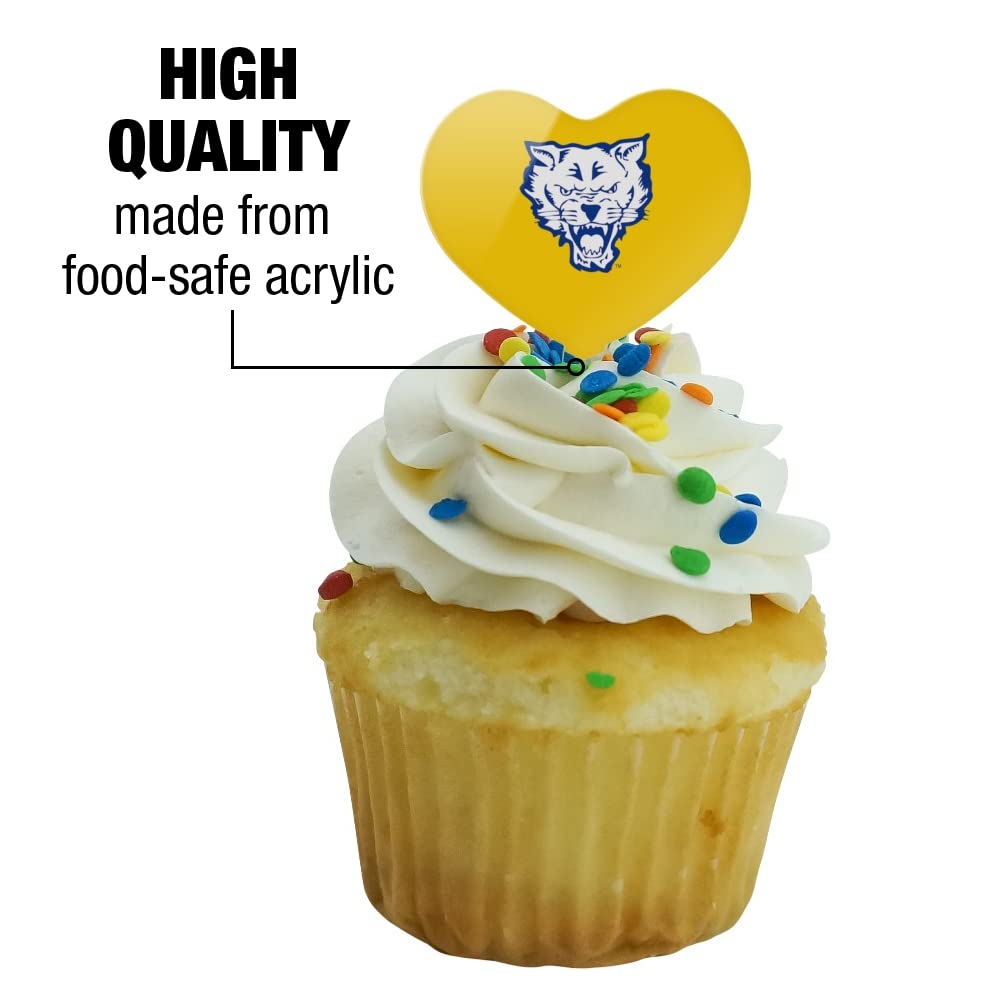 GRAPHICS & MORE Cupcake Picks Set of 6, Acrylic, Fort Valley State University Secondary Logo