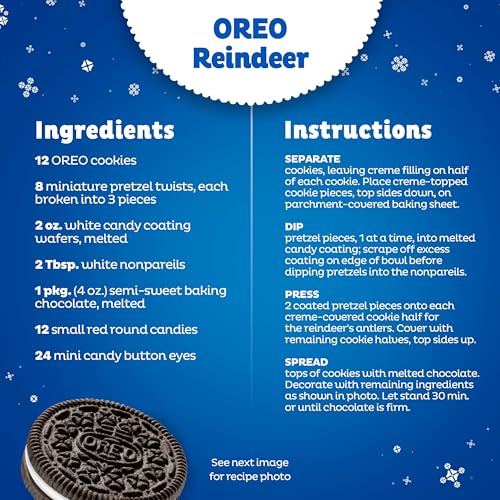 OREO Holiday Cookies Variety Pack, 20 Snack Packs