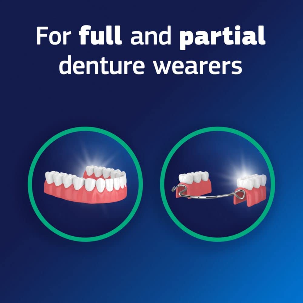 Fixodent Control Denture Adhesive Cream Plus Scope Flavor 2 Oz (Pack Of 8)