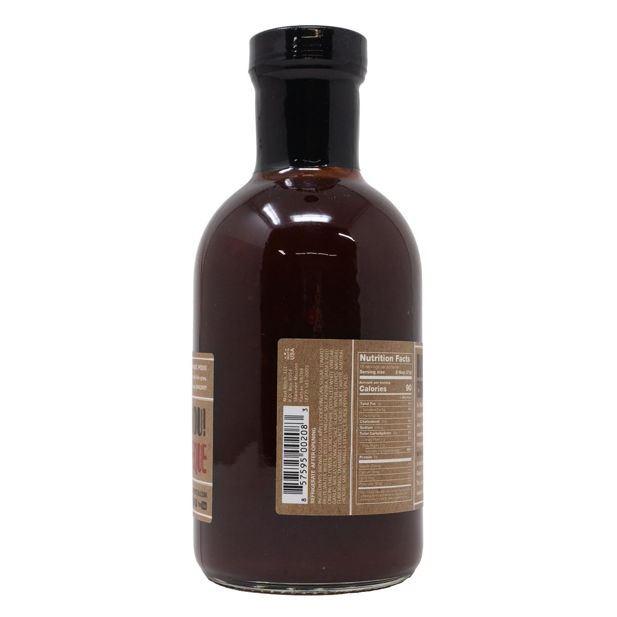 Meat Mitch Naked Whomp! Hfcs Free Bbq Sauce