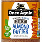 Once Again Natural crunchy Almond Butter - Salt Free Unsweetened - 16 oz Jar