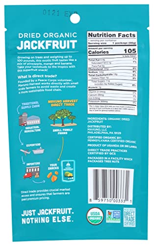 Mavuno Harvest Dried Organic Jackfruit, 2 Oz