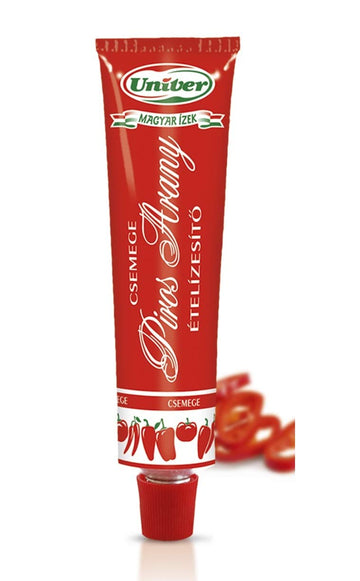 Authentic Univer Piros Arany Red Gold Hungarian Paprika Paste Sweat Mild - 160 G