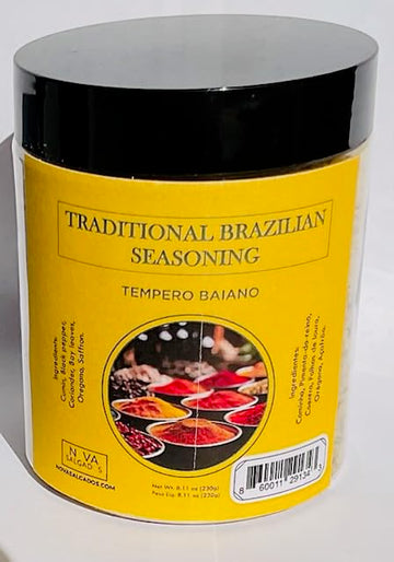 Tempero Baiano, is a versatile Brazilian spice blend known for its bold, savory flavor. It is widely used in Bahian cuisine. It 