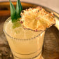 Small Batch Cocktail Garnish Co. Dehydrated Pineapple Slices for Cocktails - 14 Slices